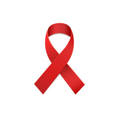 AIDS awareness red ribbon