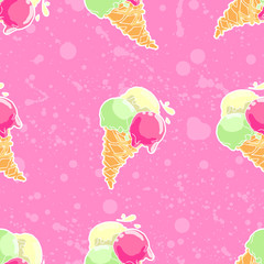Ice-cream pattern