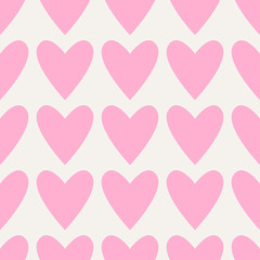 Seamless hearts pattern