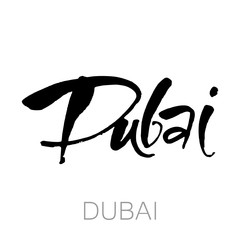 dubai lettering template