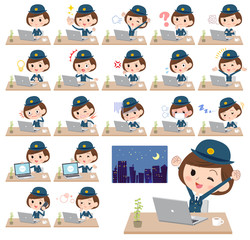 police Women_desk work