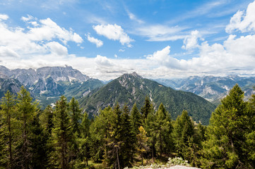 Beatifull mountain panorama.