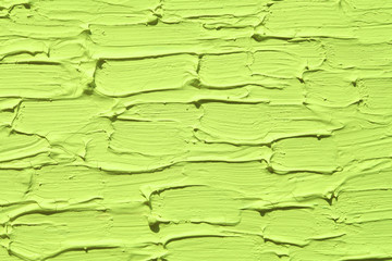 The texture is green with a natural floral pattern. Fashionable color is a lime punch.