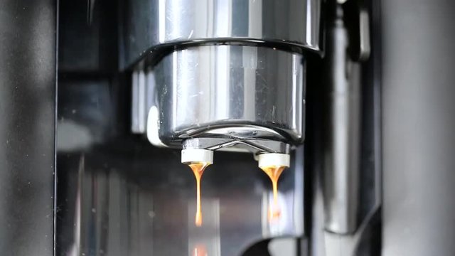 coffee machin and morning time 