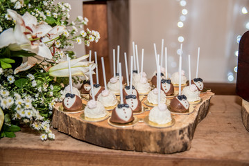 Mesa de docinhos para casamento