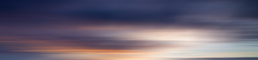 Colorful motion blur effect of sunset for background