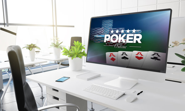computer office poker online