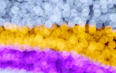 blurry colorful light background and texture in night