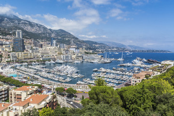 Naklejka na ściany i meble Monte-Carlo port