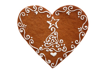 Sweet Christmas thanks to gingerbreads with icing.
