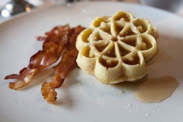 Bacon and Waffles