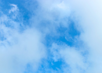 Obraz premium Blue sky white clouds ,Abstract nature ,Textured pattern background ,gradient.