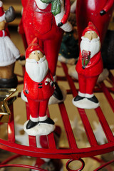 holy Santa, gifts, gift, holidays, baubles, preparations, tuning, house, decorations, interior,...