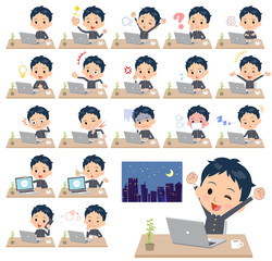 school boy gakuran_desk work