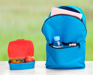 Backpack school