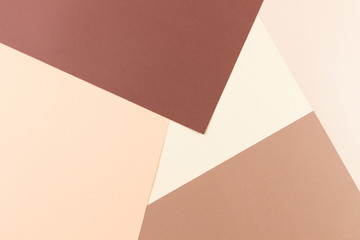 Colorful pastel soft brown and beige paper background.