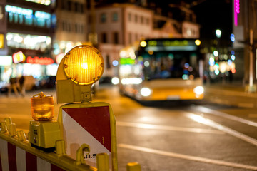 Baustellenabsperrung