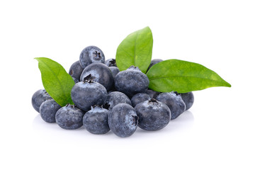 Blueberries  isolated on white background