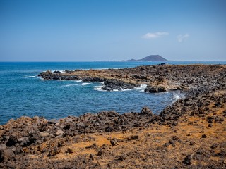 Fototapeta na wymiar Fuerteventura islas de lobos