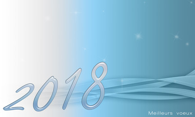 Obraz premium Voeux 2018