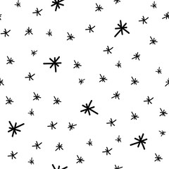 small sparkles graphic seamless pattern