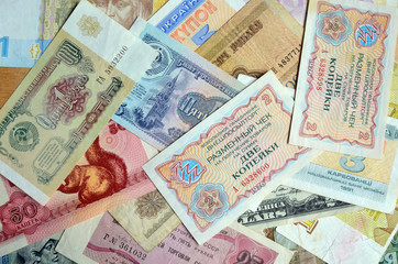 Money. Banknotes background
