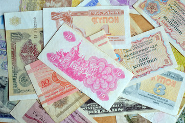 Money. Banknotes background
