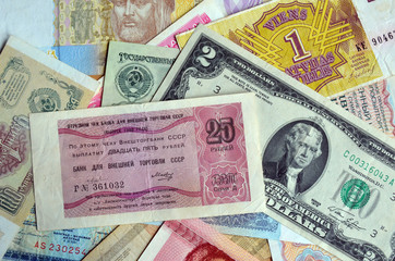 Fototapeta na wymiar Money. Banknotes background 