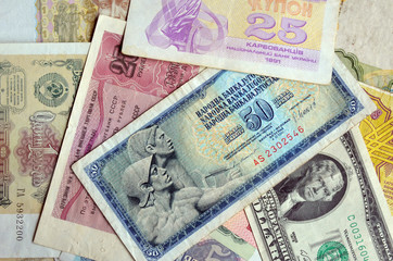 Money. Banknotes background
