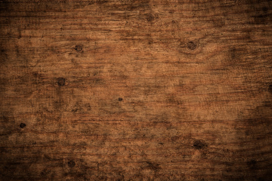 Old grunge dark textured wooden background,The surface of the old brown wood texture,top view brown plywood