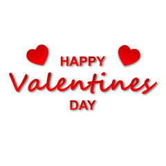 Happy Valentine's day. A heart. Love. Celebration. For your design.