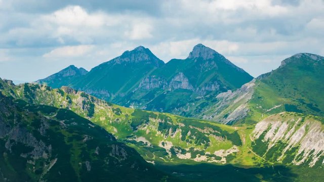 Timelapse - Mountain in High Tatras National Park, Slovakia
