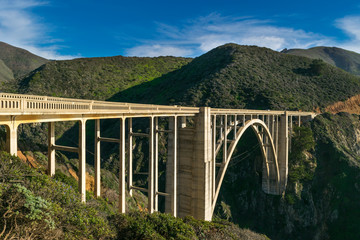 Bixby Creek Bridge, Cabrillo Highway CA-1, Big Sur, Carmel by the Sea, Monterey County, California, USA
