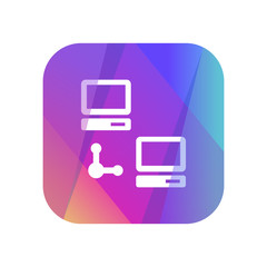 Multi-Color App Button