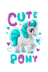 Little pretty pony girl.