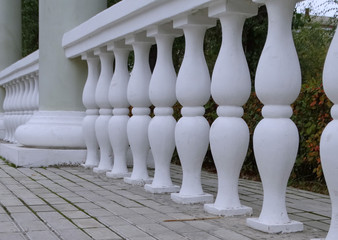 Colonnade in a Park
