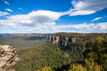 Obraz premium blue mountain national park in Australia