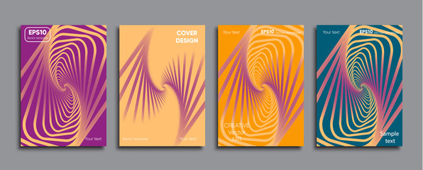 Creative colored cover. Cover design.