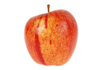 Red apple fruit isolated on a white background