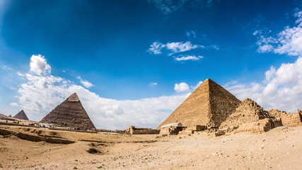 Great Pyramids in Giza, Egypt