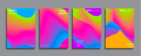Obraz premium Creative colored cover. Cover design.