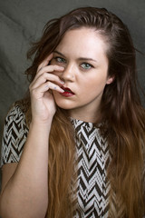 Fototapeta premium portrait fashion woman