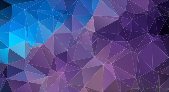Flat color geometric triangle background