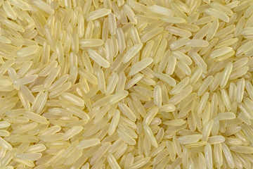 Golden rice as a texture clise up.