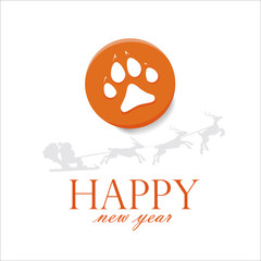 Christmas cards 2018 per year dog