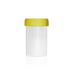 Sterile plastic medical container for medical laboratory analysi