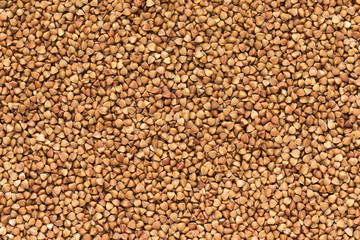 Buckwheat pattern close up. Buckwheat texture.