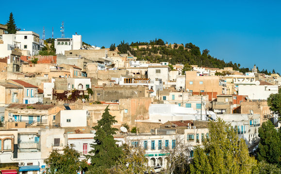 Skyline of El Kef, a city in northwestern Tunisia