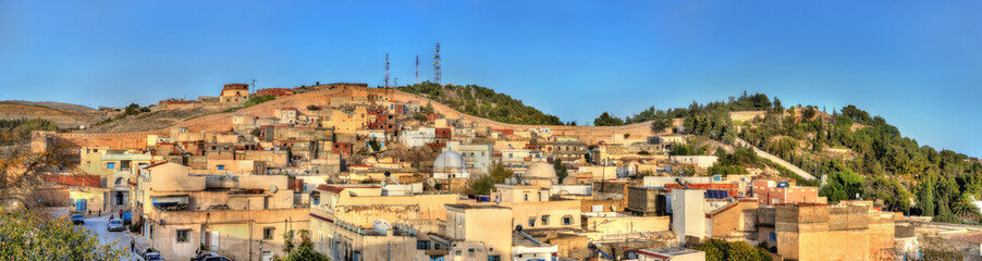 Fototapeta na wymiar Skyline of El Kef, a city in northwestern Tunisia