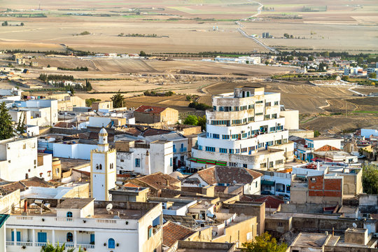 Skyline of El Kef, a city in northwestern Tunisia